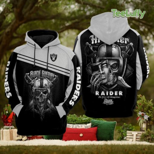 Oakland Raiders 3D Printed Hoodie