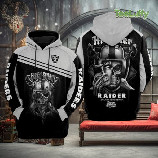 Oakland Raiders 3D Printed Hoodie