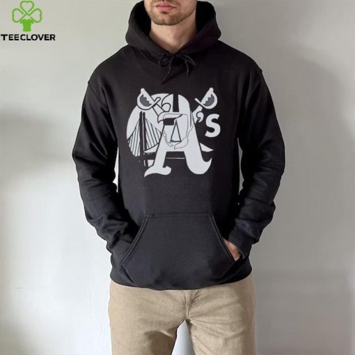 Oakland Raiders Athletics Warriors logo shirt
