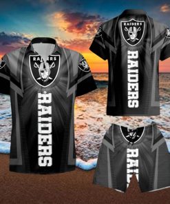 Oakland Raiders For Fan Hawaiian Shirt And Short