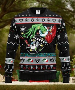 Oakland Raiders Grinch Christmas Ugly Sweater
