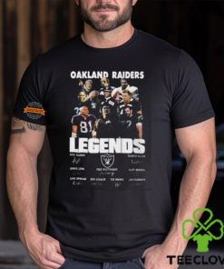 Oakland Raiders Legendary History Signature Unisex T Shirt