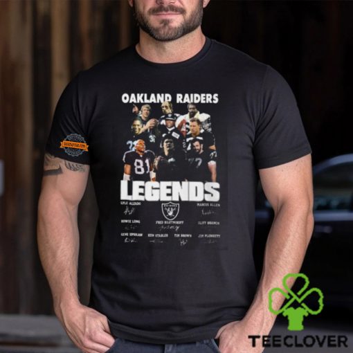 Oakland Raiders Legendary History Signature Unisex T Shirt