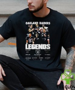 Oakland Raiders Legendary History Signature Unisex T Shirt