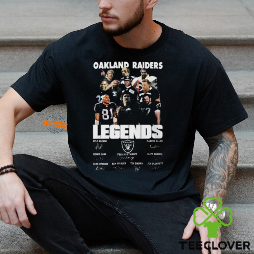 Oakland Raiders Legendary History Signature Unisex T Shirt Oakland Raiders Legendary History Signature Unisex T Shirt