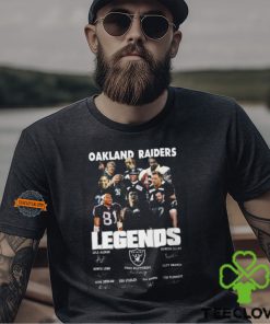 Oakland Raiders Legendary History Signature Unisex T Shirt