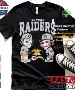 Oakland Raiders NFL Halloween Peeing Funny Shirt 3 Oakland Raiders NFL Halloween Peeing Funny Shirt