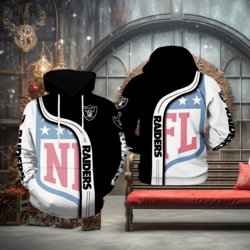 Oakland Raiders NFL Team 3D Printed Hoodie Ver 1