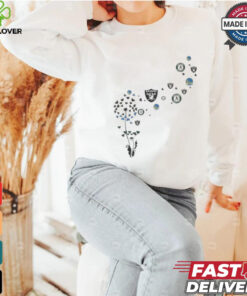 Oakland Sports Teams Floral Dandelion Shirt
