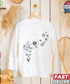 Oakland Sports Teams Floral Dandelion Shirt