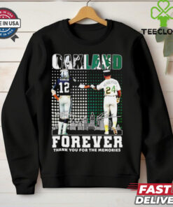 Oakland Stabler and Henderson forever thank you for the memories city skyline shirt