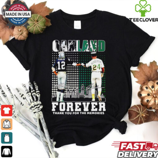 Oakland Stabler and Henderson forever thank you for the memories city skyline shirt