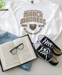 Oakland University Golden Grizzlies Grey 2024 Ncaa March Madness Bound Short Sleeve T Shirts