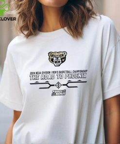 Oakland University Golden Grizzlies The Road To Phoenix Shirt 2024 Ncaa Men's Basketball March Madness