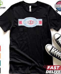 Oasis Red White & Blue Logo T Shirt
