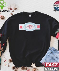 Oasis Red White & Blue Logo T Shirt