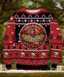Oban Bay Kilt Lifter Brewery Ugly Christmas Sweater, Ugly Sweater Apparel
