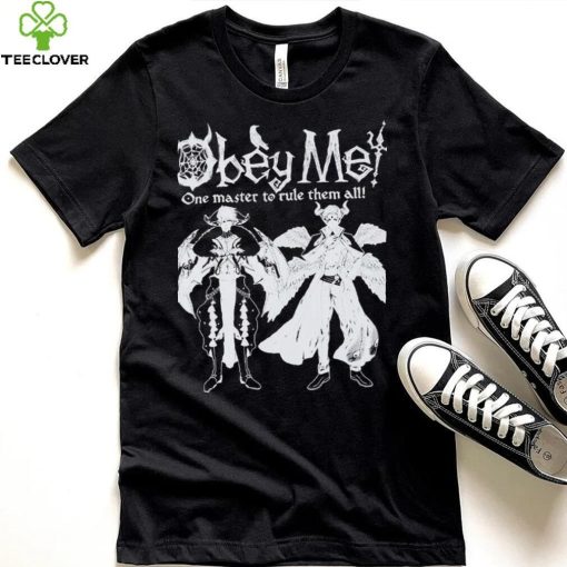 Obey Me! Lucifer & Diavolo Boyfriend Fit Girls T Shirt