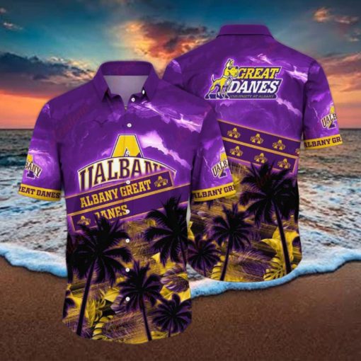 Oceanside Aloha Hawaiian Shirt, Albany Great Danes, Treasured NCAA Gift