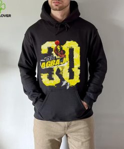 Ochai Agbaji number 30 Utah Jazz basketball player action pose signature draw shirt 2 Ochai Agbaji number 30 Utah Jazz basketball player action pose signature draw shirt