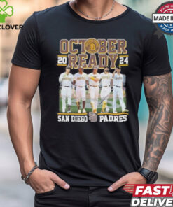 October Ready 2024 San Diego Padres Team Signatures Shirt