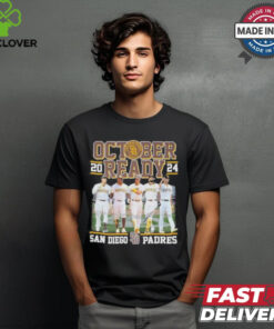 October Ready 2024 San Diego Padres Team Signatures Shirt