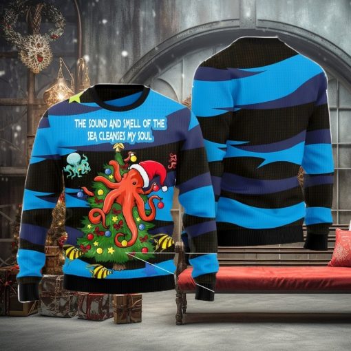 Octopus Soul All Over Printed 3D Ugly Christmas Sweater Christmas Gift For Men And Women