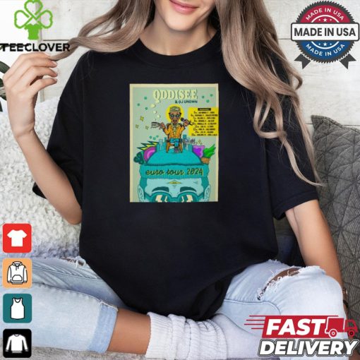 Oddisee Europe Tour 2024 Poster Shirt