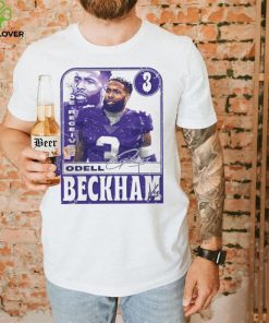 Odell Beckham Jr. number 3 Baltimore Ravens football player wide receiver signature card hoodie, sweater, longsleeve, shirt v-neck, t-shirt