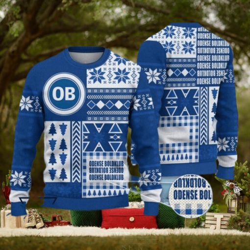 Odense Boldklub ugly christmas sweater