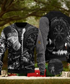 Odin Tattoo Valknut Viking Ugly Christmas Sweater