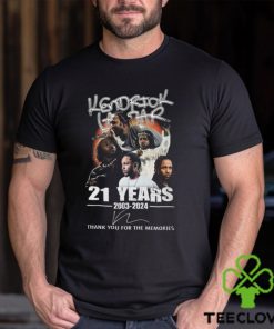 Kendrick Lamar 21 Years 2003 2024 Thank You For The Memories T Shirt