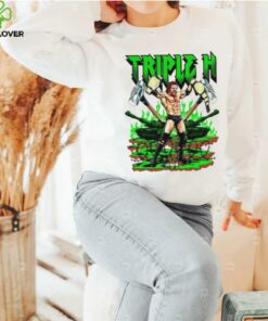 Triple H WWE cartoon graphic shirt