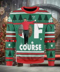 Of Course Tiger Ugly Christmas Sweater Xmas Gift Men And Women Christmas Sweater