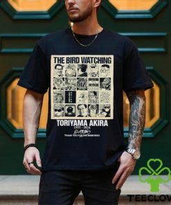Offcial The Bird Watching Toriyama Akira 1955 2024 Thank You For The Memories Shirt