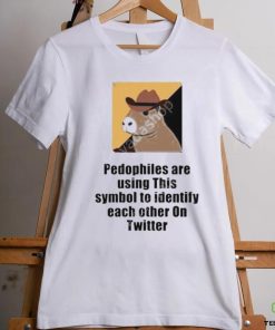 Offcial pedophiles are using this symbol to identify each other on twitter libertycappy shirt