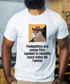 Offcial pedophiles are using this symbol to identify each other on twitter libertycappy shirt