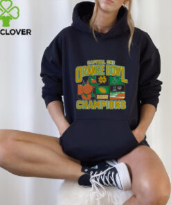 Offical Notre Dame Fighting Irish College Football Playoff 2025 Orange Bowl Champions Victory Ahead Shirt