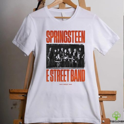 Officia Bruce Springsteen Merch Store Springsteen & The E Street Band 2024 World Tour Photo Attractive Shirt