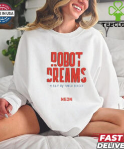 Officia Neon Rated Merch ROBOT DREAMS of Flowers Hot Shirt