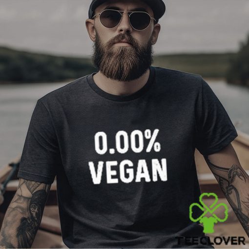 Official 0.00% Vegan hoodie, sweater, longsleeve, shirt v-neck, t-shirt