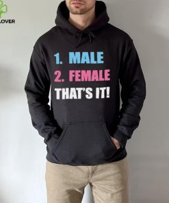 Official 1 Male 2 Female That’s It Shirt