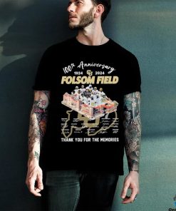 Official 100th anniversary 19242024 Folsom Field thank you ffor the memories team player signatures hoodie, sweater, longsleeve, shirt v-neck, t-shirt