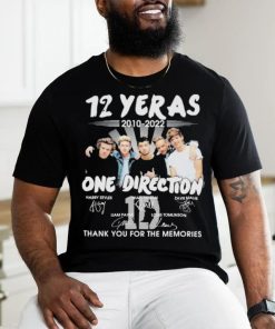 Official 12 years 2010 2022 one direction thank you for the memories signatures hoodie, sweater, longsleeve, shirt v-neck, t-shirt