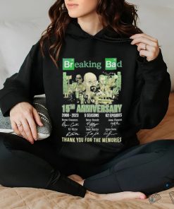 Official 15th Anniversary 2008 – 2023 Breaking Bad 5 Seasons 62 Episodes Thank You For The Memories Unisex T Shirt