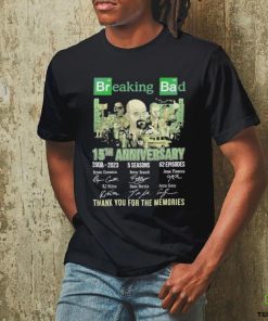 Official 15th Anniversary 2008 – 2023 Breaking Bad 5 Seasons 62 Episodes Thank You For The Memories Unisex T Shirt