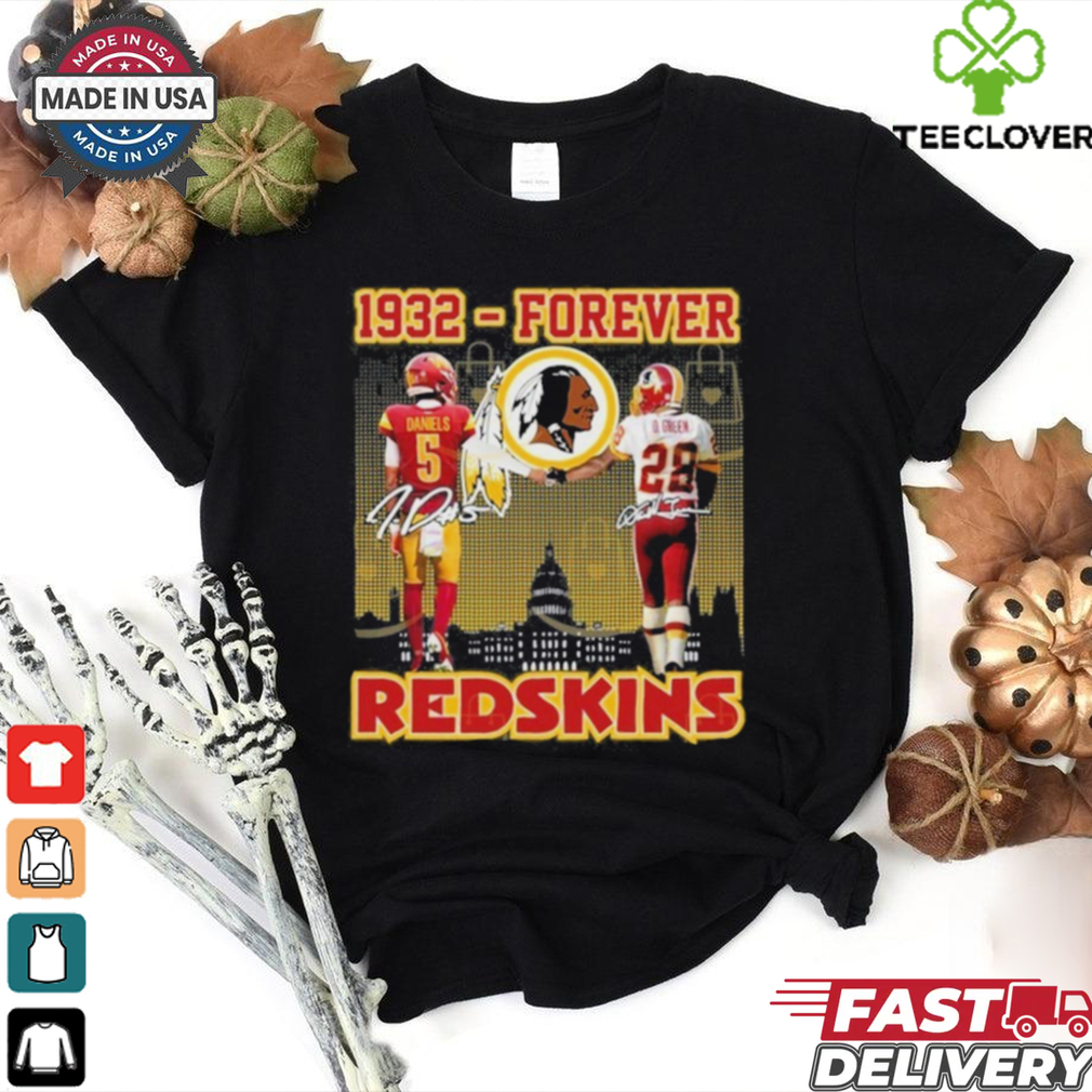 Official 1932 – Forever Redskins Washington Commanders Signature T Shirt Official 1932 – Forever Redskins Washington Commanders Signature T Shirt