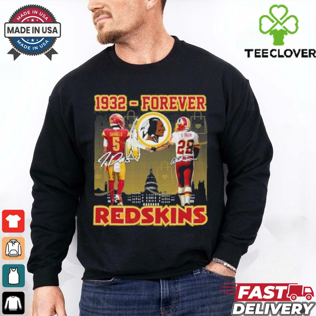 Official 1932 – Forever Redskins Washington Commanders Signature T Shirt Official 1932 – Forever Redskins Washington Commanders Signature T Shirt