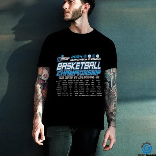 Official 1st, 2nd Round 2024 NCAA Division III Men’s Basketball Championship shirt