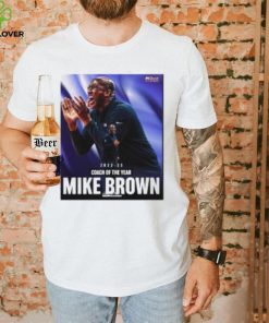 Official 2022 23 Coach Of The Year Mike Brown Tee